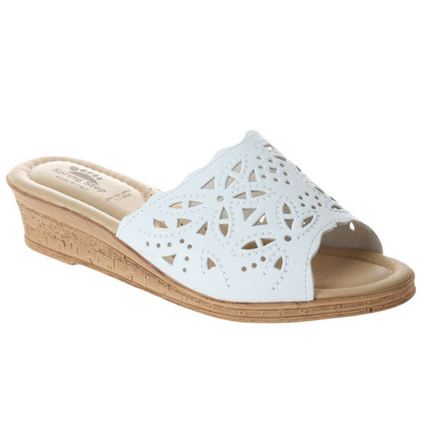 Spring Step Estella White Leather - Click Image to Close